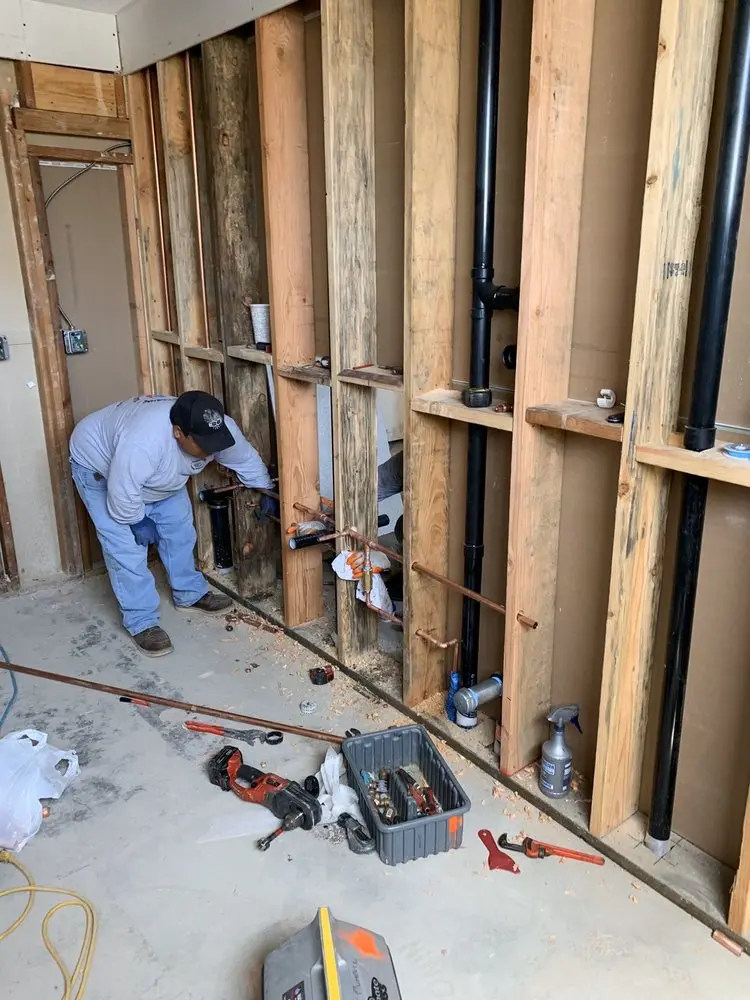 Commercial rough-in plumbing for Gas Line Repair in Downtown Trenton